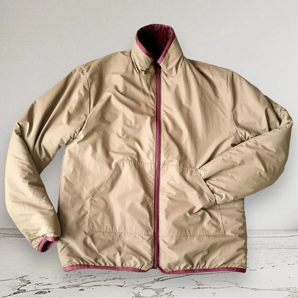 JOHN ELLIOTT REVERSIBLE POLAR FLEECE FULL ZIP ROAN JACQUARD Size 3 / L - Picture 7 of 16